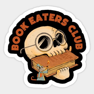 Book eaters club Sticker